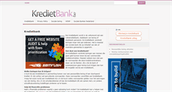 Desktop Screenshot of kredietbank.org