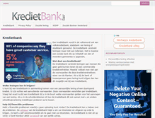 Tablet Screenshot of kredietbank.org